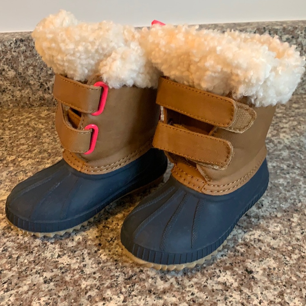 Toddler girls winter snow- duck boots